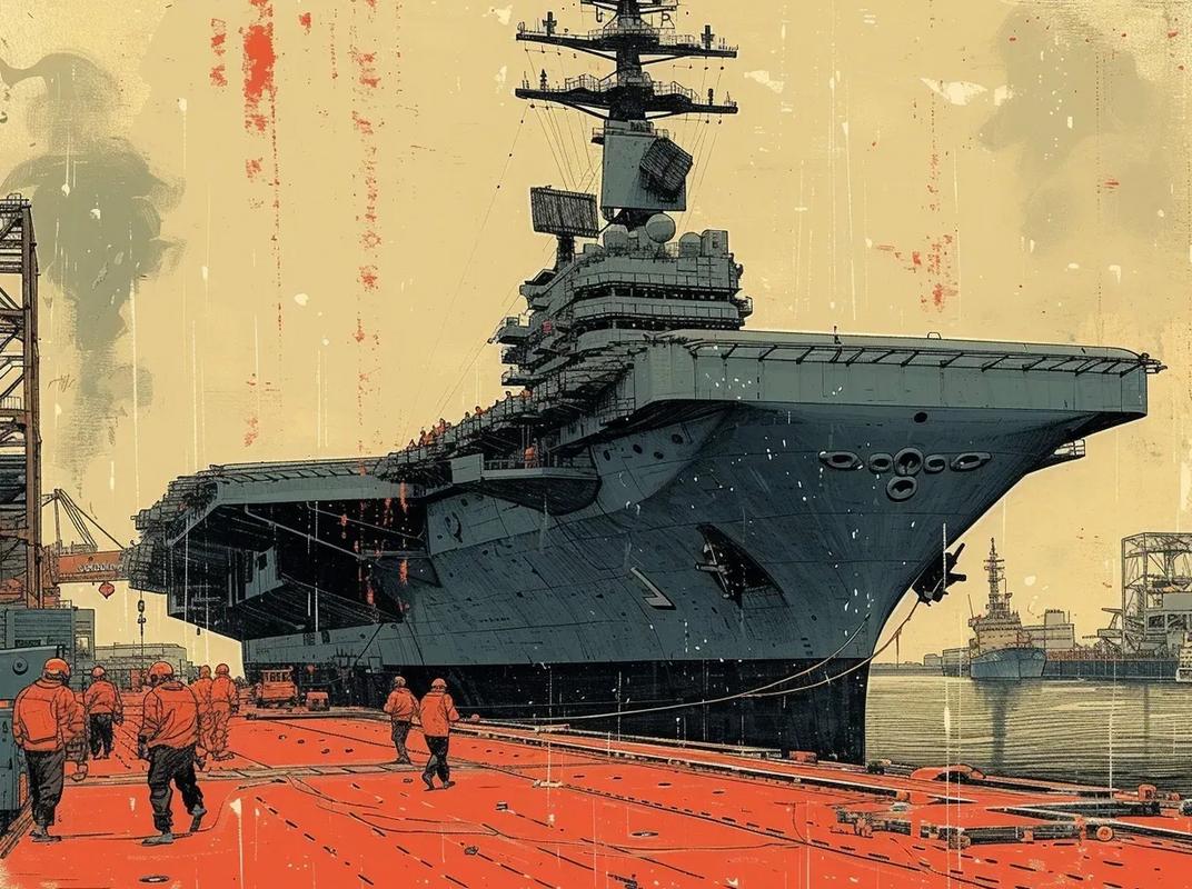 【AI绘图】🚢新赛季豪华航母还没出港就搁浅了~