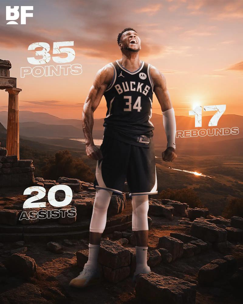 见血封喉!字母哥跳投压哨绝杀 全场21中14砍33分13板5助2断