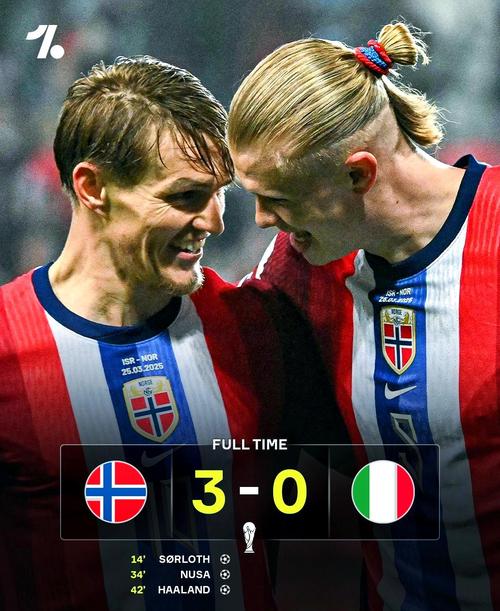 挪威中场：意大利保持上半场的表现，完全有能力去世界杯